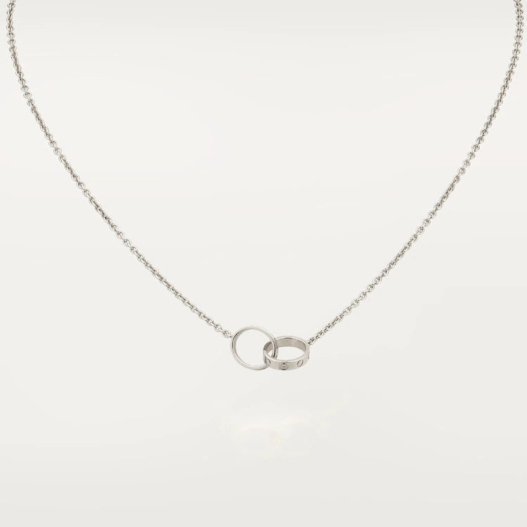 ¡®lume Jewelry¡¯LOVE NECKLACE PINK GOLD AND SILVER