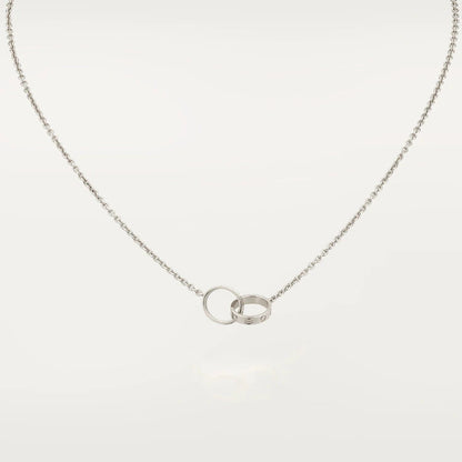 ¡®lume Jewelry¡¯LOVE NECKLACE PINK GOLD AND SILVER