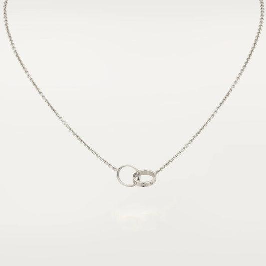 ¡®lume Jewelry¡¯LOVE NECKLACE PINK GOLD AND SILVER