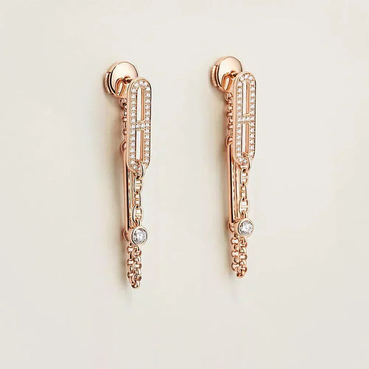 ¡®lume Jewelry¡¯CHAINE CHAOS DIAMOND DROP EARRINGS