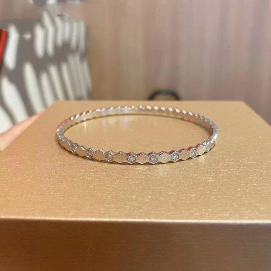 ¡®lume Jewelry¡¯BEE LOVE SILVER DIAMOND BRACELET