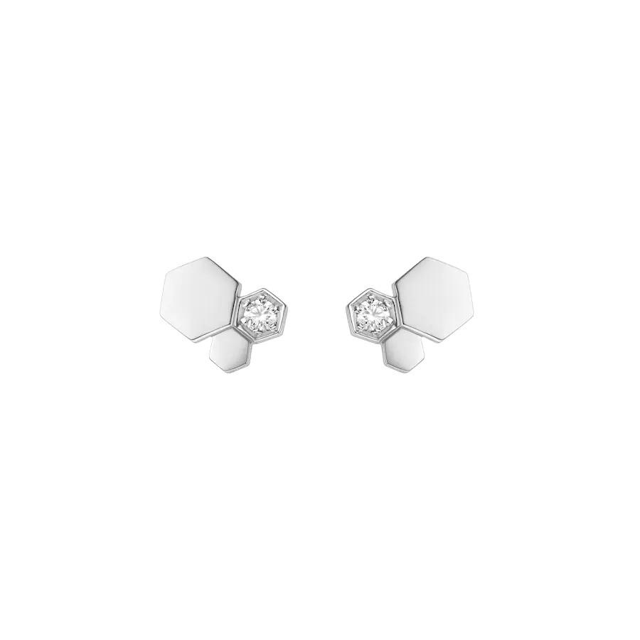 ¡®lume Jewelry¡¯BEE LOVE SILVER DIAMOND EARRINGS