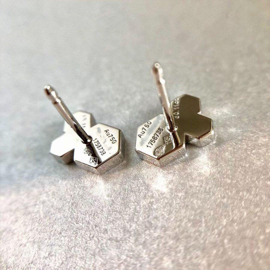 ¡®lume Jewelry¡¯BEE LOVE SILVER DIAMOND EARRINGS