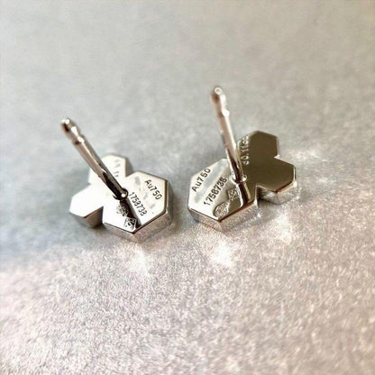 ¡®lume Jewelry¡¯BEE LOVE SILVER DIAMOND EARRINGS