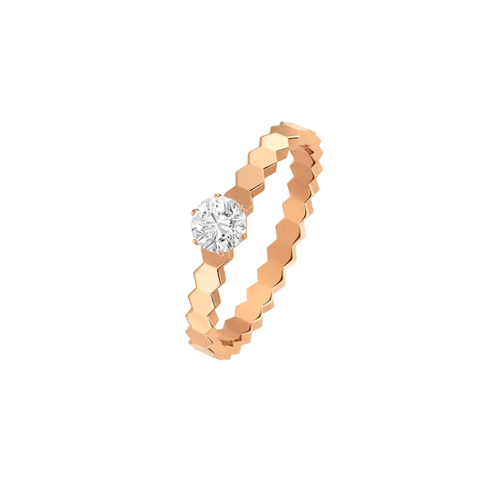 ¡®lume Jewelry¡¯BEE LOVE RING PINK GOLD 1 DIAMOND