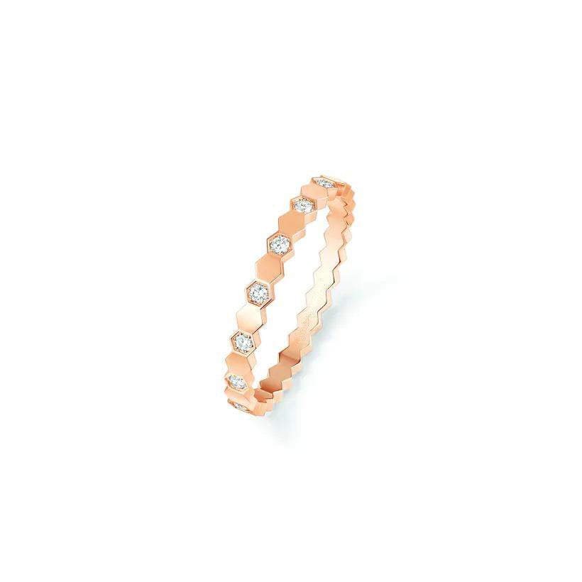 ¡®lume Jewelry¡¯BEE LOVE RING PINK GOLD DIAMOND