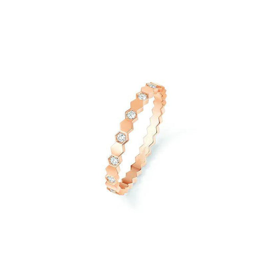 ¡®lume Jewelry¡¯BEE LOVE RING PINK GOLD DIAMOND
