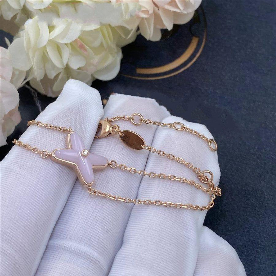 ¡®lume Jewelry¡¯JEUX BRACELET PINK MOP PINK GOLD 1 DIAMOND