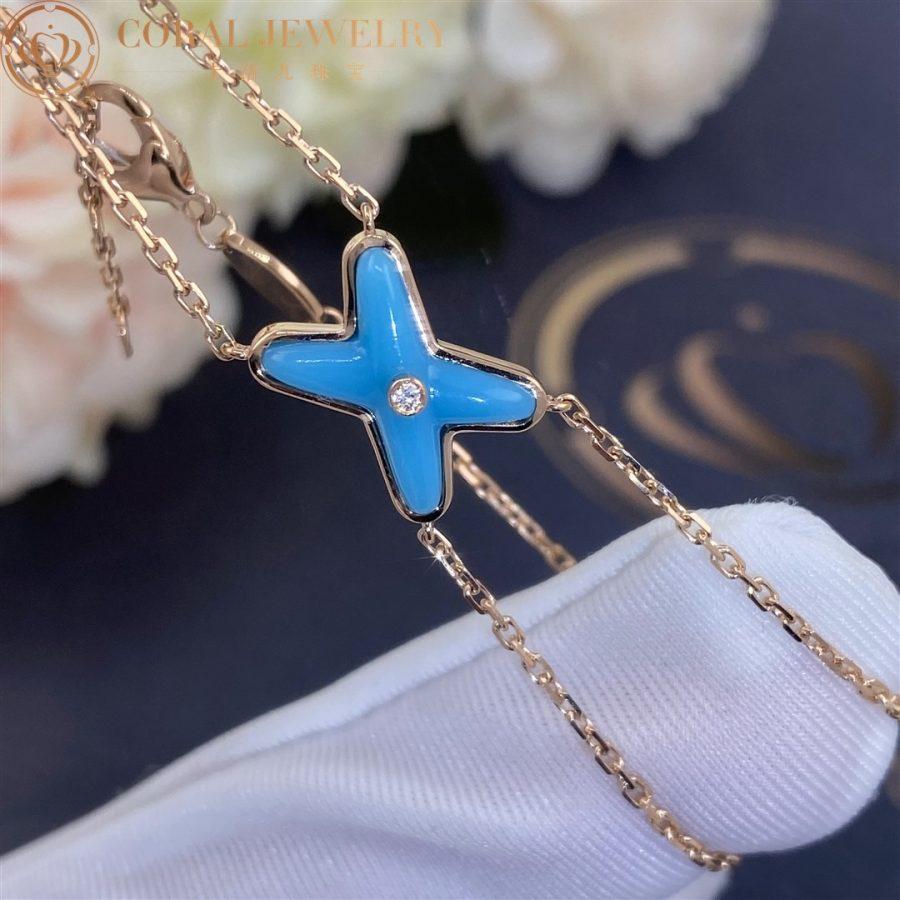¡®lume Jewelry¡¯JEUX BRACELET TURQUOISE PINK GOLD 1 DIAMOND