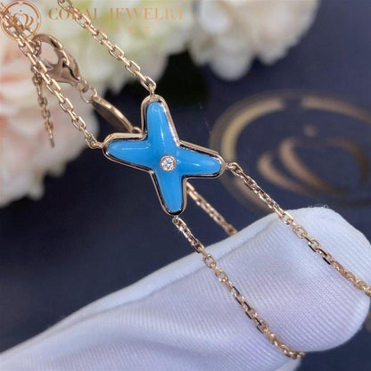 ¡®lume Jewelry¡¯JEUX BRACELET TURQUOISE PINK GOLD 1 DIAMOND
