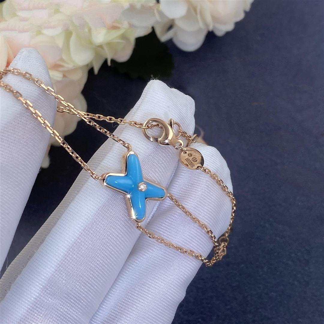 ¡®lume Jewelry¡¯JEUX BRACELET TURQUOISE PINK GOLD 1 DIAMOND