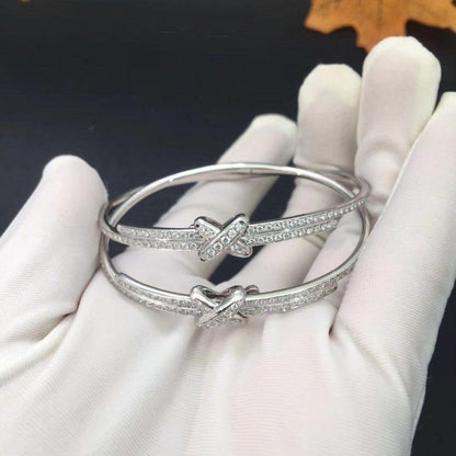 ¡®lume Jewelry¡¯JEUX DE BRACELET DIAMONDS SILVER