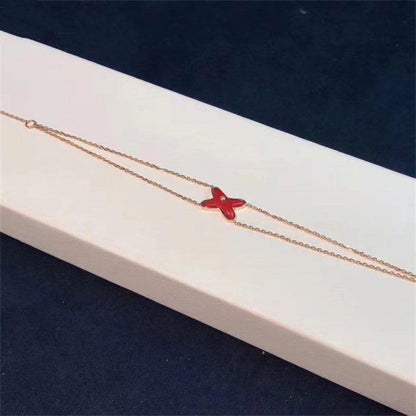 ¡®lume Jewelry¡¯JEUX BRACELET CARNELIAN PINK GOLD 1 DIAMOND