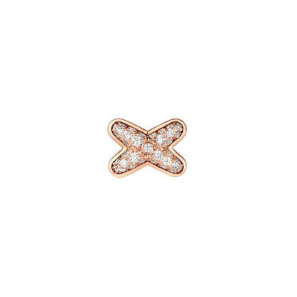 ¡®lume Jewelry¡¯JEUX DE PINK GOLD DIAMOND EARRINGS