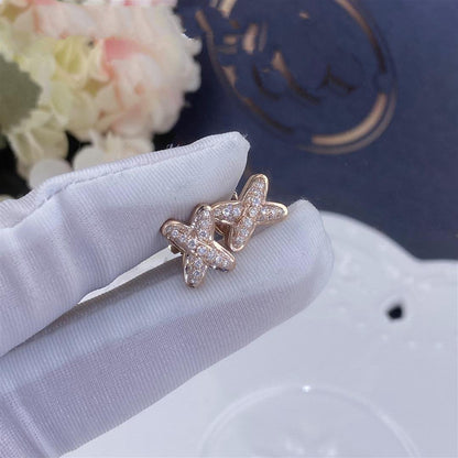 ¡®lume Jewelry¡¯JEUX DE PINK GOLD DIAMOND EARRINGS
