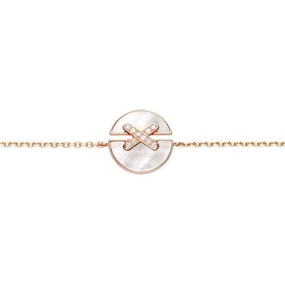 ¡®lume Jewelry¡¯JEUX DE BRACELET MOP PINK GOLD DIAMONDS