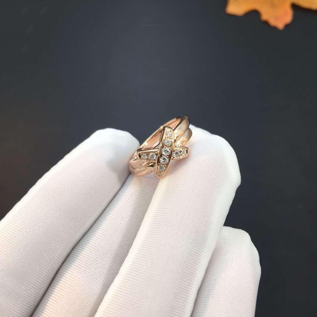 ¡®lume Jewelry¡¯JEUX DE PINK GOLD DIAMOND RING
