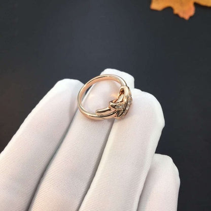 ¡®lume Jewelry¡¯JEUX DE PINK GOLD DIAMOND RING