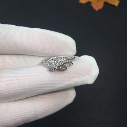 ¡®lume Jewelry¡¯JEUX DE SILVER DIAMOND RING