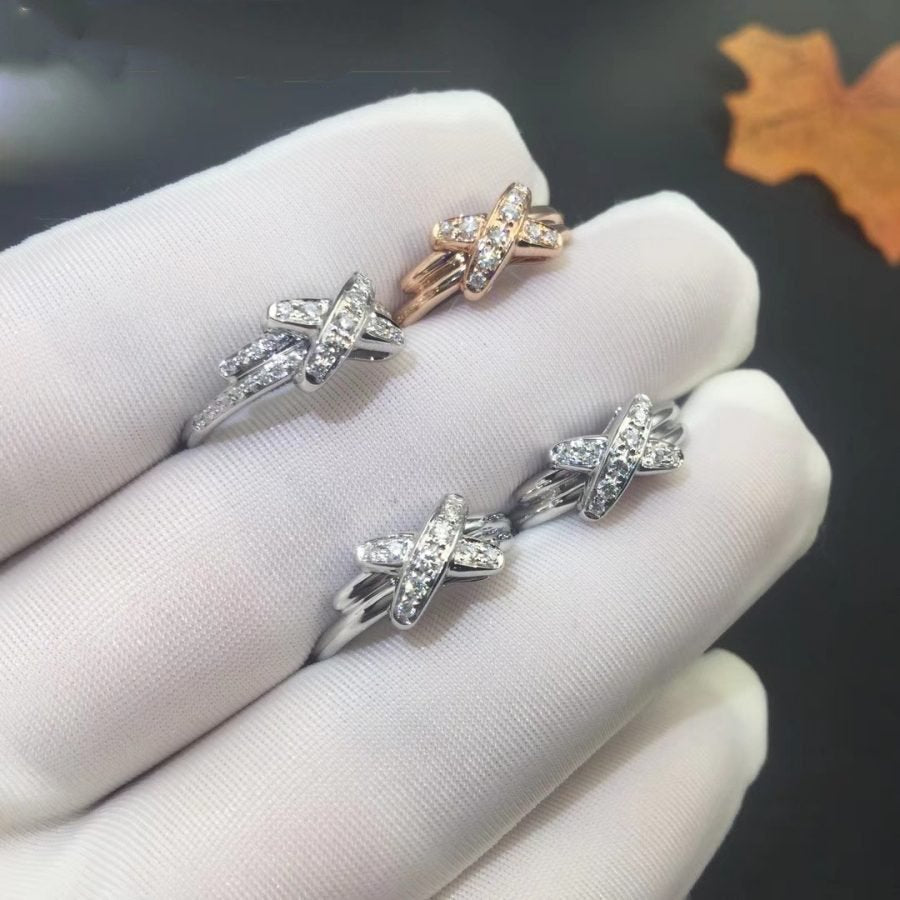 ¡®lume Jewelry¡¯JEUX DE SILVER DIAMOND RING