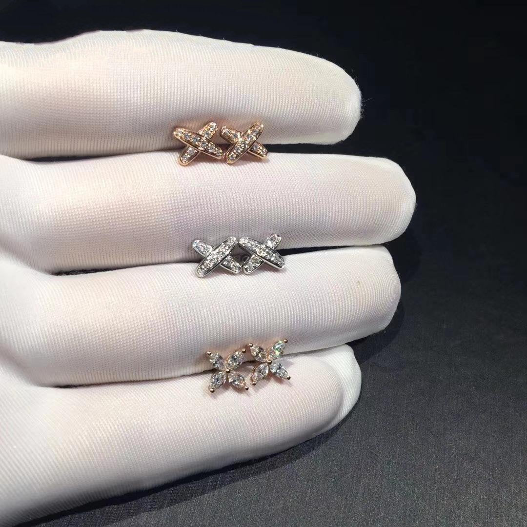 ¡®lume Jewelry¡¯JEUX DE DIAMOND EARRINGS