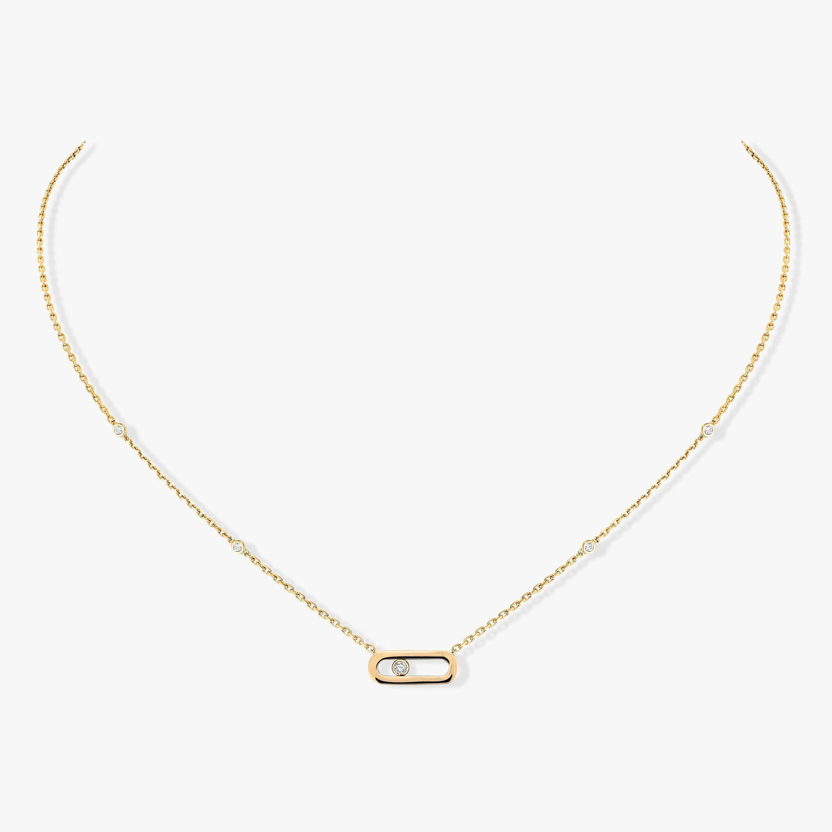[lume Jewelry]MOVE UNO DIAMOND NECKLACE