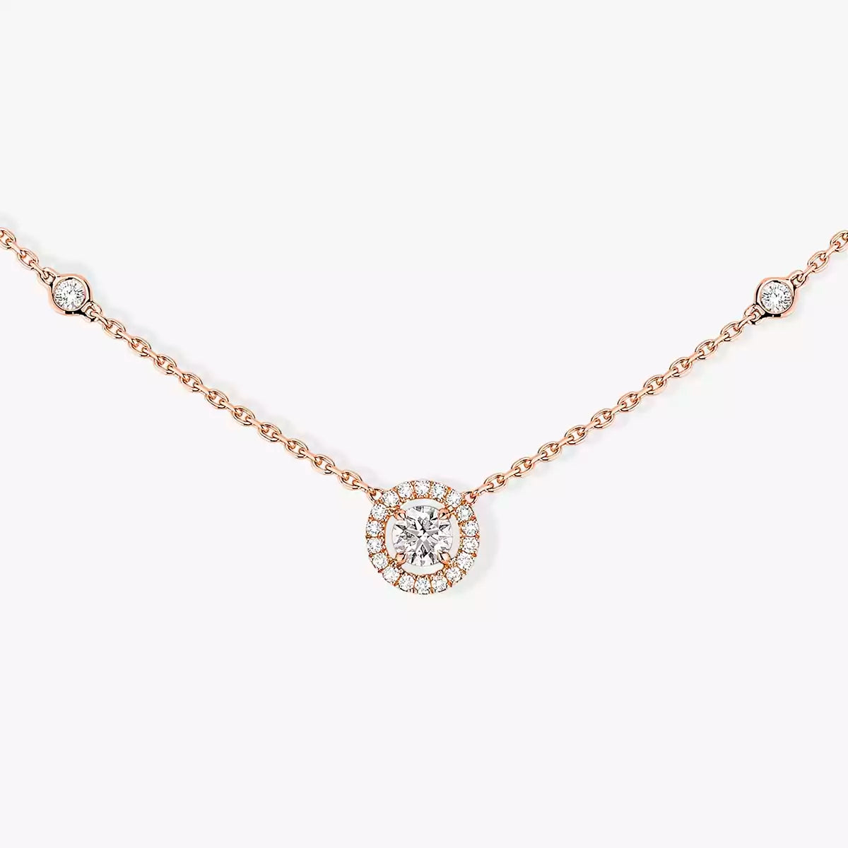 [lume Jewelry]Diamond Necklace 0,20ct Brilliant Shape Joy
