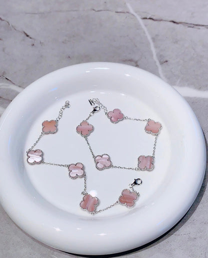 [lume JewelryLight Pink Braided Bracelet