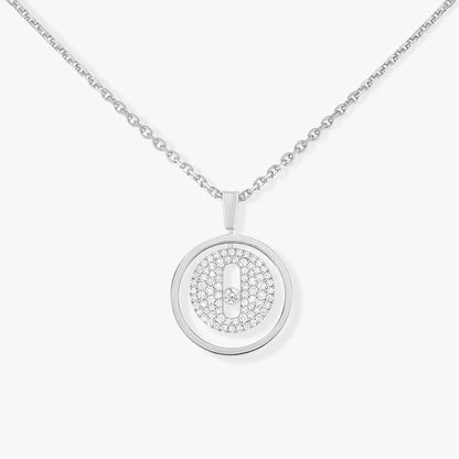 [lume Jewelry]LUCKY MOVER PM PAVED NECKLACE