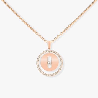 [lume Jewelry]LUCKY MOVE PM NECKLACE PINK GOLD DIAMOND