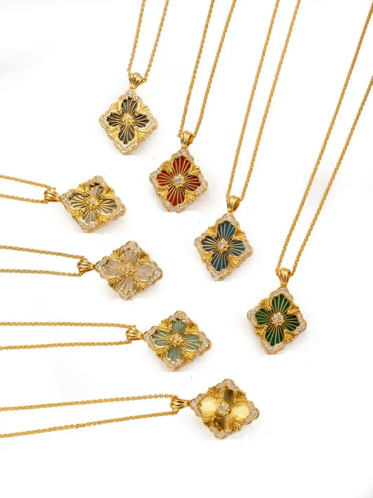 [lume Jewelry] B.C.L BIG SIZE ENAMEL NECKLACE£¨Various