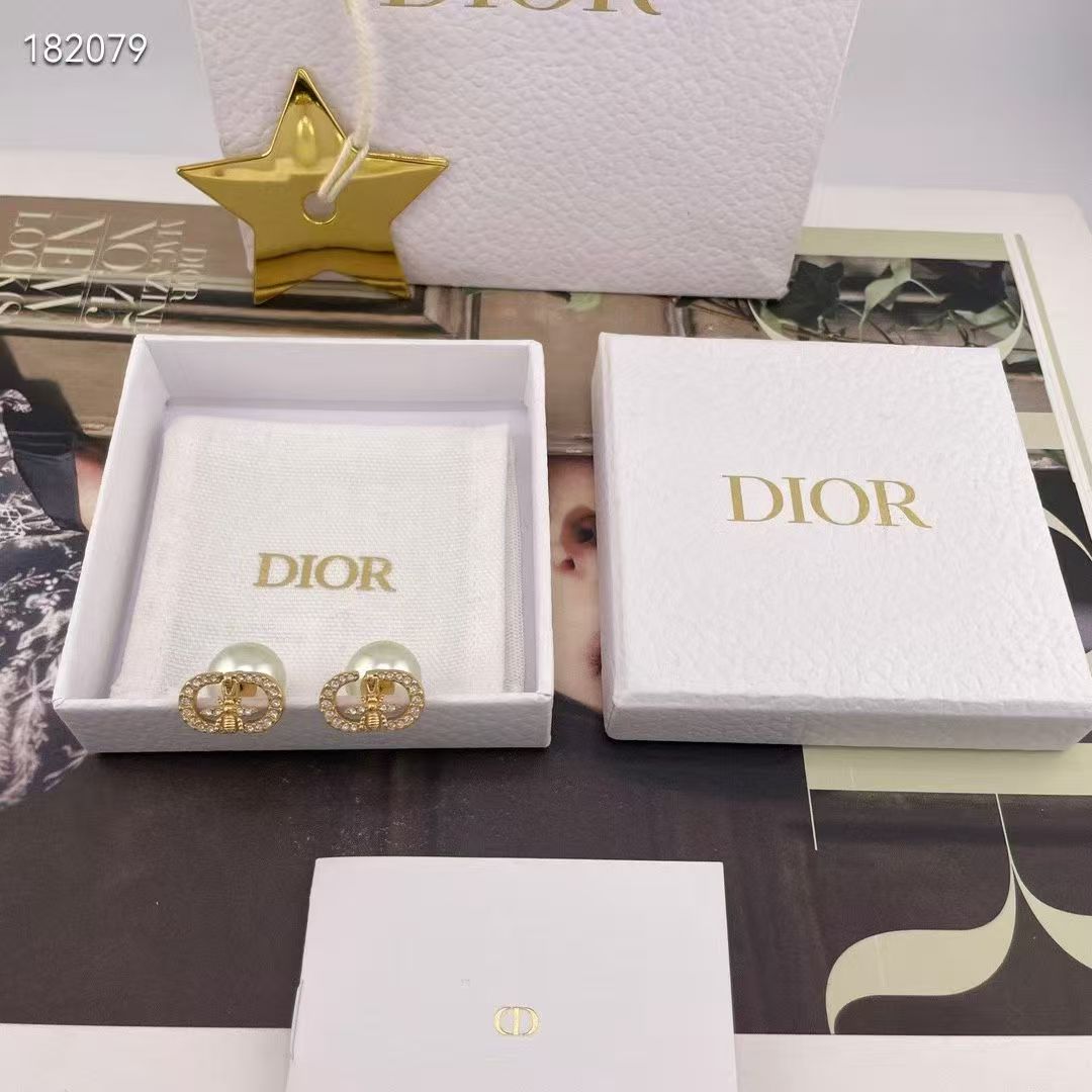 [lume Jewelry]CD Honeycomb Pearl Stud Earrings