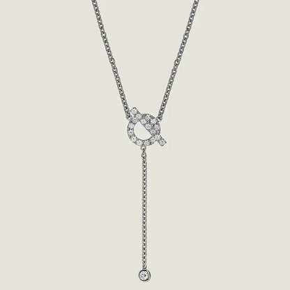 ¡®lume Jewelry¡¯FINESSE SILVER DIAMOND NECKLACE