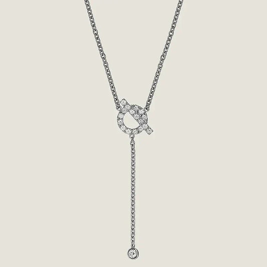 ¡®lume Jewelry¡¯FINESSE SILVER DIAMOND NECKLACE