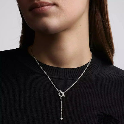 ¡®lume Jewelry¡¯FINESSE SILVER DIAMOND NECKLACE