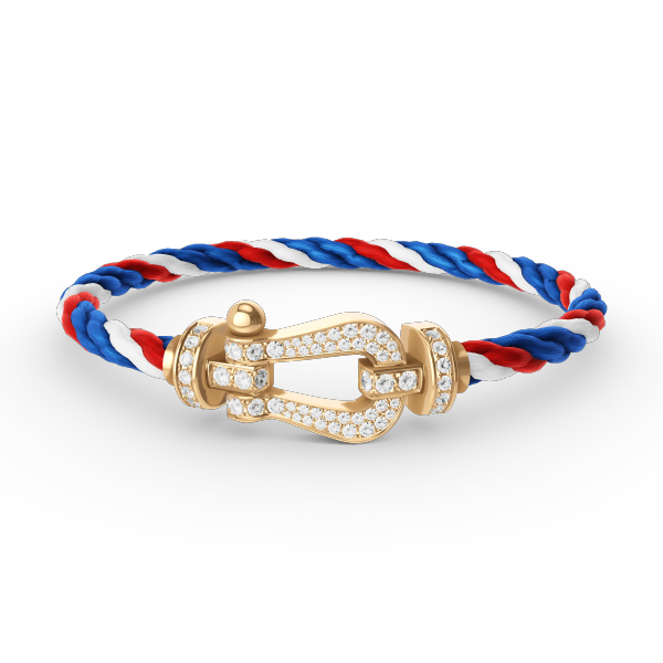 ¡®lume Jewelry¡¯FORCE LARGE HORSESHOE FULL DIAMOND BRACELET GOLD