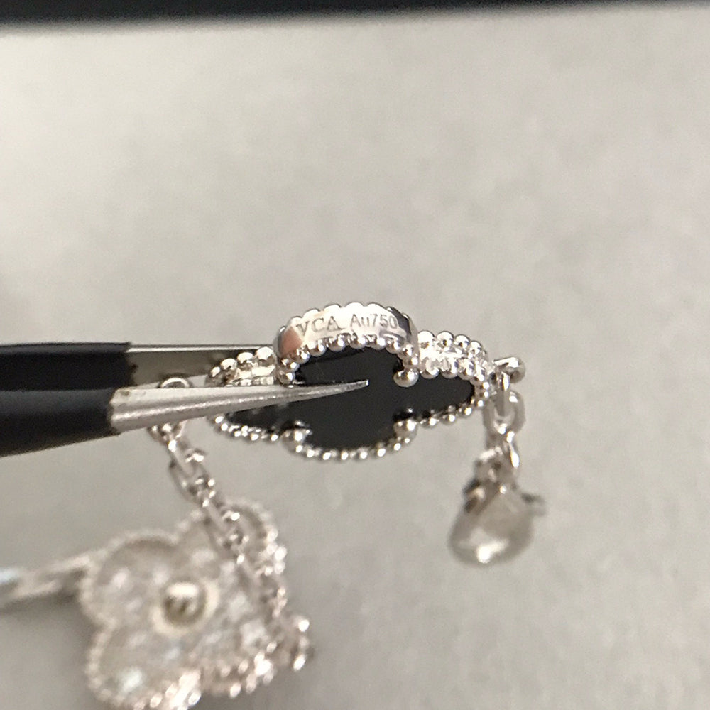 [lume Jewelry]New CLOVER 5 MOTIF ONYXS BRACELET COLLECTION