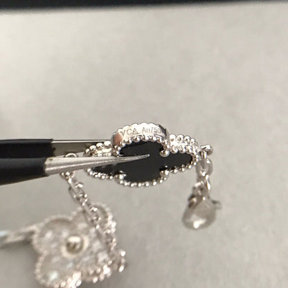 [lume Jewelry]New CLOVER 5 MOTIF ONYXS BRACELET COLLECTION