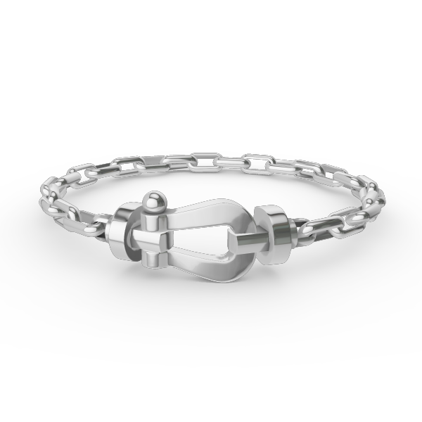 ¡®lume Jewelry¡¯FORCE LARGE HORSESHOE CLASP  METAL BRACELET