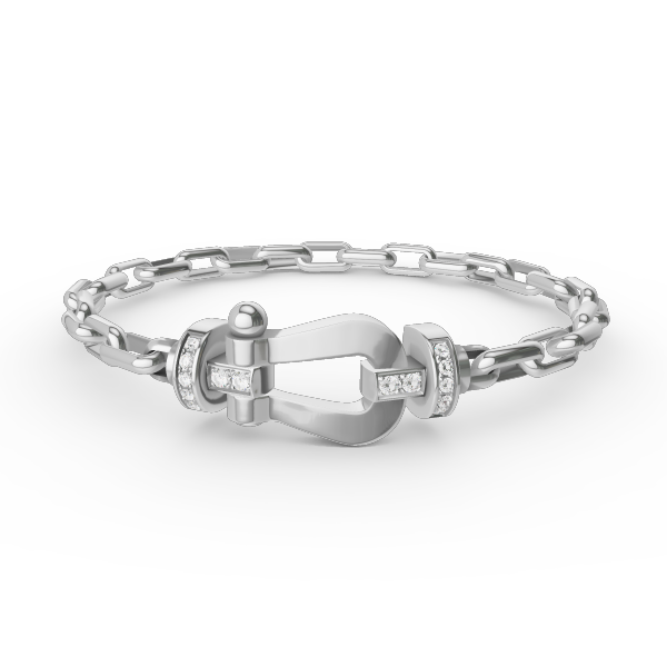 ¡®lume Jewelry¡¯FORCE LARGE HORSESHOE CLASP  METAL BRACELET
