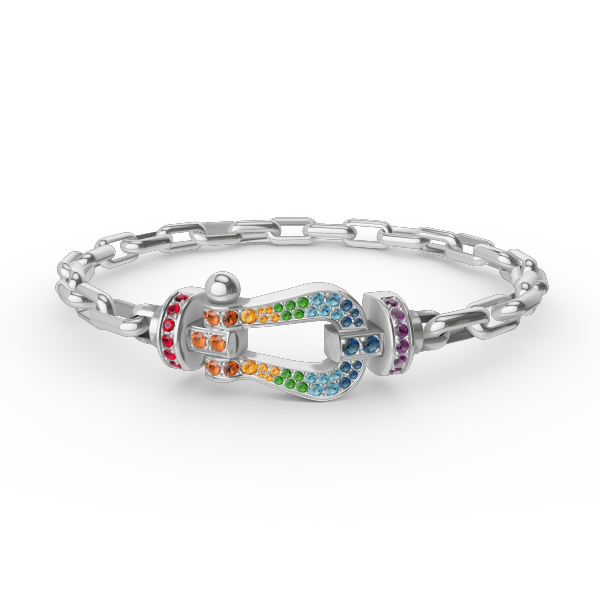 ¡®lume Jewelry¡¯FORCE LARGE HORSESHOE CLASP  METAL BRACELET