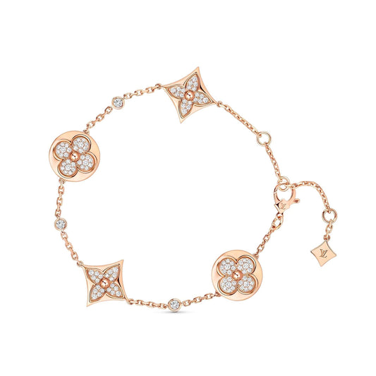 ¡®lume Jewelry¡¯STAR AND SUN 4 MOTIFS GOLD DIAMONDS BRACELET