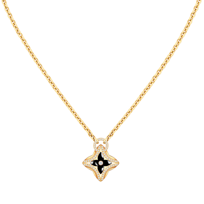 ¡®lume Jewelry¡¯STAR PEDANT PINK GOLD DIAMOND NECKLACE