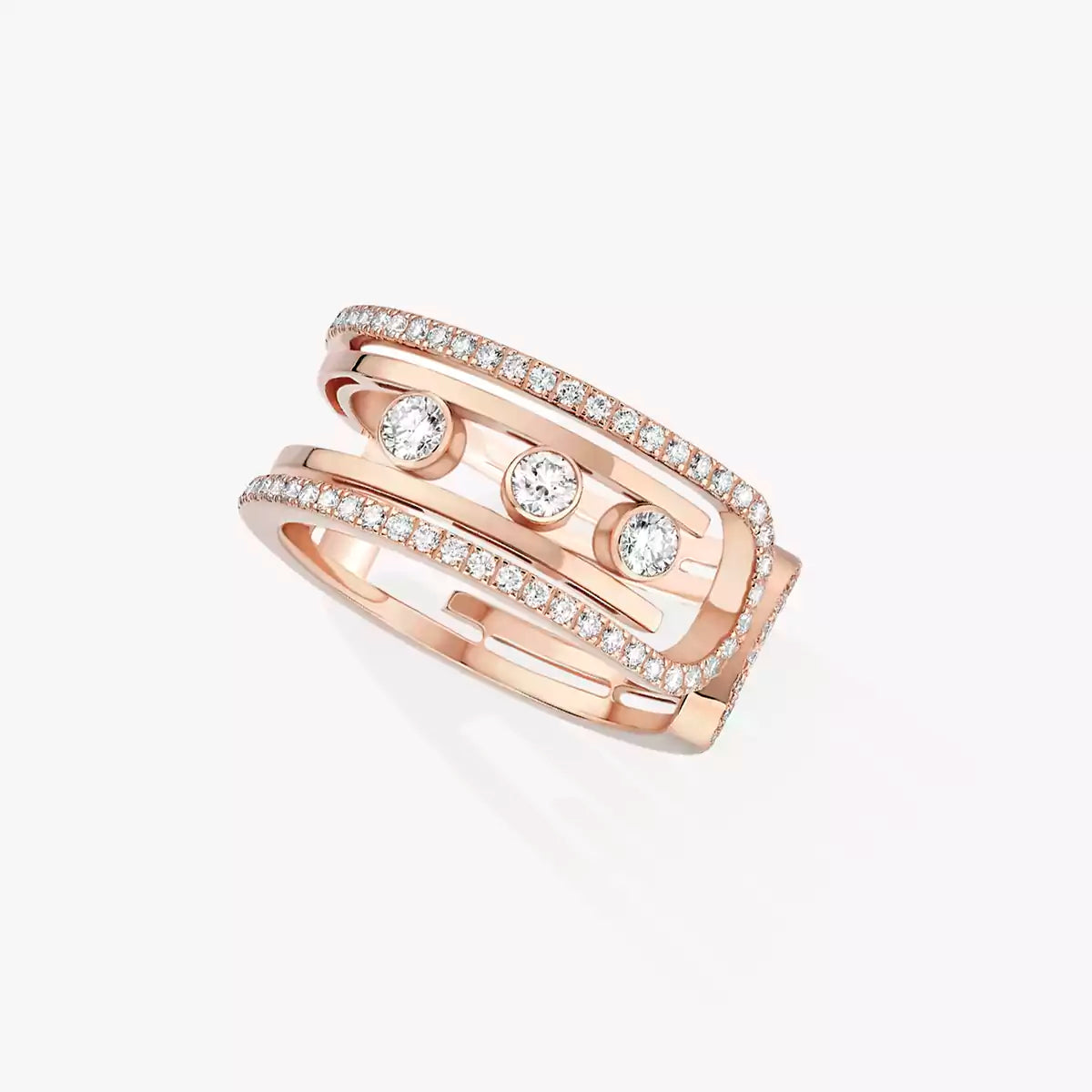 [lume Jewelry]Move 10th Diamond Ring in Gold