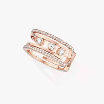 [lume Jewelry]Move 10th Diamond Ring in Gold