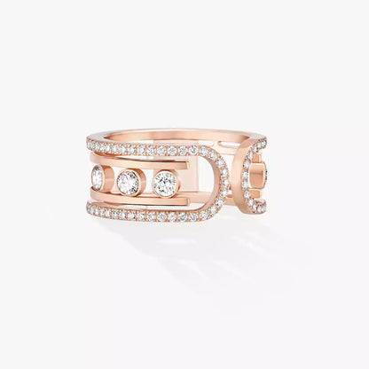 [lume Jewelry]Move 10th Diamond Ring in Gold