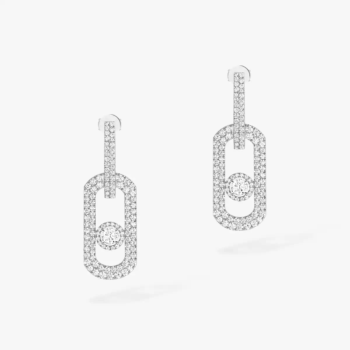 [lume Jewelry]So Move XL Pave_-Set Diamond Pendant Earrings