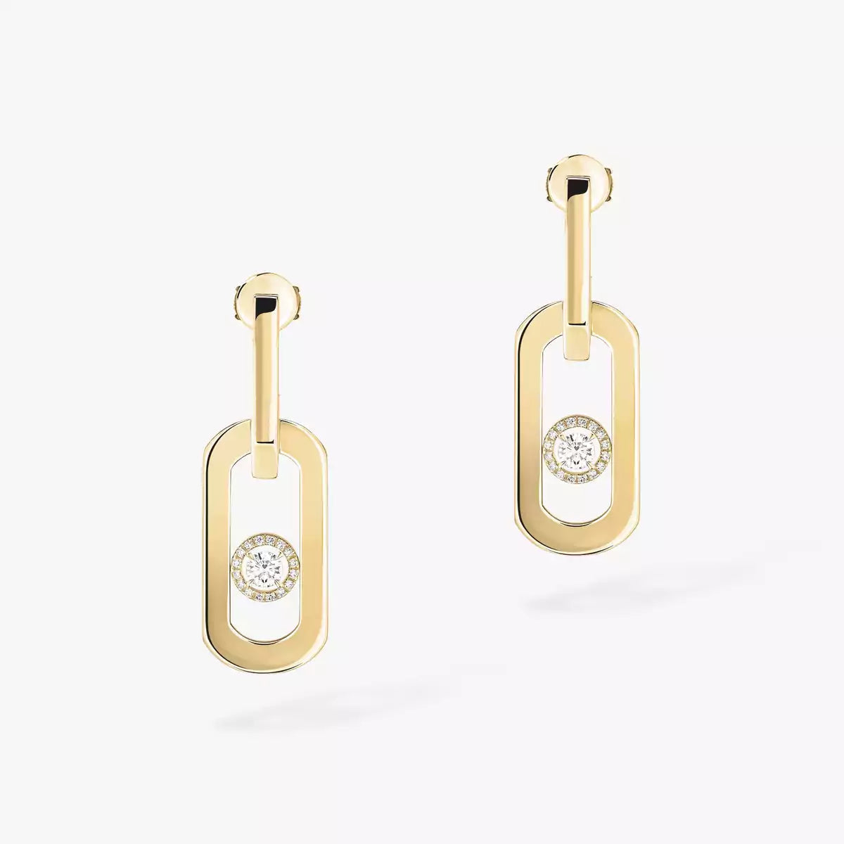 [lume Jewelry]So Move XL Diamond Pendant Earrings