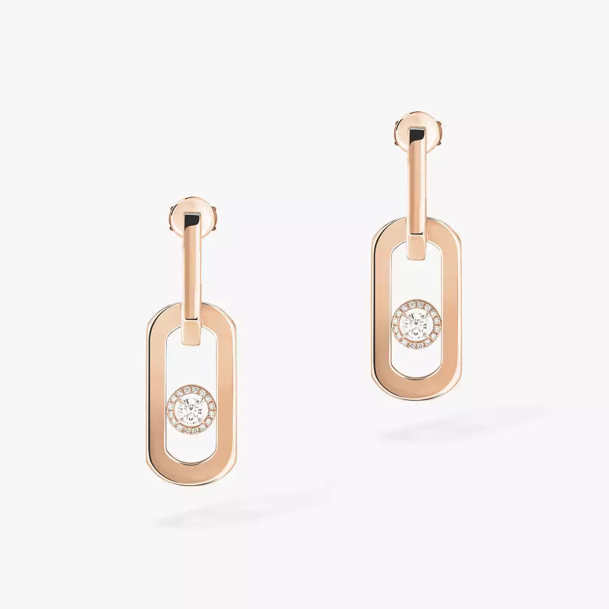 [lume Jewelry]So Move XL Diamond Pendant Earrings