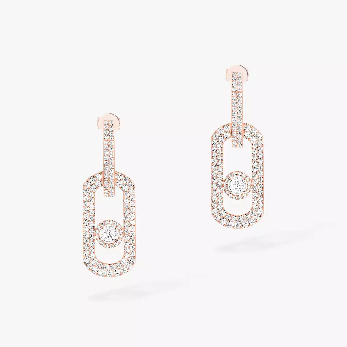 [lume Jewelry]So Move XL Pave_-Set Diamond Pendant Earrings